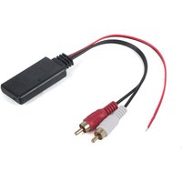 Eosnow - Universeller kabelloser Bluetooth-Modul-Adapter, AUX-Audio, 2 RCA-Hilfskabel, Autoradio-Anschluss von EOSNOW