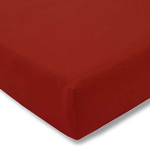 ESTELLA Spannbetttuch Zwirnjersey | Purpur | 150x200 cm | passend für Matratzen 140-160 cm (Breite) x 200-220 cm (Länge) | trocknerfest und bügelfrei | 100% Baumwolle | 97% Baumwolle 3% Elastan von ESTELLA