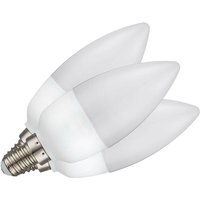 3er Set 5W led E14 Leuchtmittel Kerze 350lm 3000K warmweiß dimmbar von ETC-SHOP