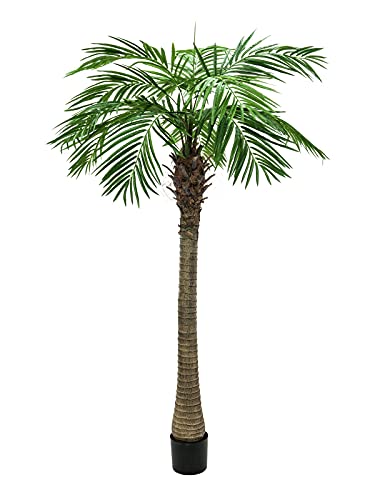 EUROPALMS Phönixpalme Luxor, Kunstpflanze, 210cm | Phönixpalme mit imposantem Blattwerk von EUROPALMS