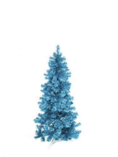 EUROPALMS Tannenbaum Futura, türkis-metallic, 180cm | Inklusive Ständer von EUROPALMS