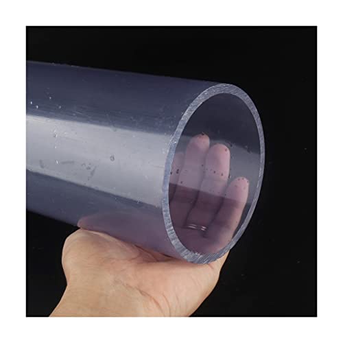 1 Stück Länge 50 Cm Transparentes Rohr, For Aquarium, Sichtbares PVC-Wasserrohr, Chemisches Flüssigkeitsrohr, Korrosionsschutz, Außendurchmesser 16 ~ 280 Mm ( Color : 1pc 50mm Pipe , Size : 50cm(20Inc von EVANEM