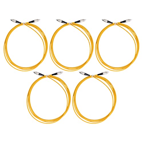 EVTSCAN 5PCS Optisches Glasfaser-Verlängerungskabel UPC/FC zu UPC/FC Halogen-Glasfaserkabel für die Kommunikationstechnik EVTSCAN 5PCS Optisches Glasfaser-Verlängerungskabel UPC/FC zu UPC/FC Halogen-Glasfaserkabel für die Kommunikationstechnik von EVTSCAN