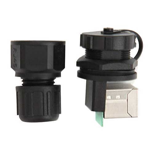 EVTSCAN IP67 Wasserdichter Ethernet-Anschluss, Keine Lötinstallation, staubdichte RJ45-Buchse, schwer entflammbar für den Außenbereich, CCTV, LED-Anzeigen, Fabrikautomation EVTSCAN IP67 Wasserdichter Ethernet-Anschluss, Keine Lötinstallation, staubdichte RJ45-Buchse, schwer entflammbar für den Außenbereich, CCTV, LED-Anzeigen, Fabrikautomation von EVTSCAN