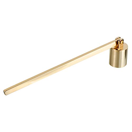 EXCEART Edelstahl Kerzenlöscher Gold Kerzenglocke Flammenlöscher Kerzenabdeckung Feuerlöscher Candle Snuffer Kerze Werkzeug Zubehör für Weihnachten Geschenke Dekoration von EXCEART