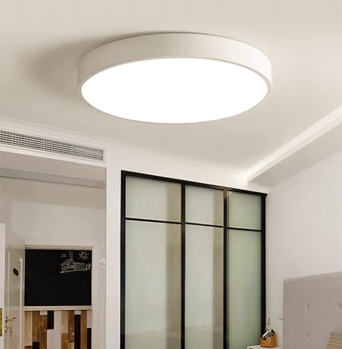 EXTRASTAR Deckenlampe LED Rund Deckenleuchte: Lampe Wohnzimmer 24W 4200K Neutralweiß 2600LM Ø30CM, Wasserfest Modern Flach Schlafzimmerlampe für Bad Flur Balkon Wohnzimmer Küche Keller EXTRASTAR Deckenlampe LED Rund Deckenleuchte: Lampe Wohnzimmer 24W 4200K Neutralweiß 2600LM Ø30CM, Wasserfest Modern Flach Schlafzimmerlampe für Bad Flur Balkon Wohnzimmer Küche Keller von EXTRASTAR