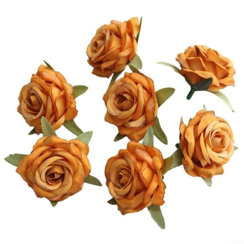 Handgefertigte Girlande zum Selbermachen, kleine Rosen-Dekoration, kaufen Sie mit Vertrauen (orange) von EXTRWORY