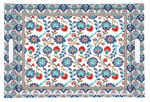 IZNIK Tablett, Melamin, rechteckig, 49 x 34 cm von Easy Life