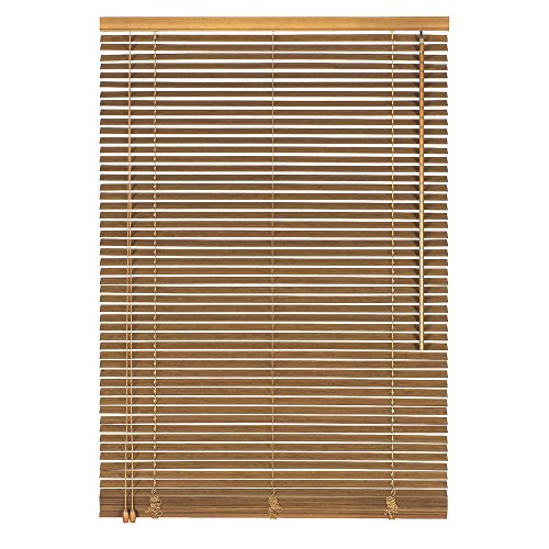 Easy-Shadow Holzjalousie Holz-Jalousie Bambus Jalousette Echtholz Rollo Jalousette 80 x 150 cm / 80x150 cm in Farbe eiche - Bedienseite links // Maßanfertigung von Easy-Shadow