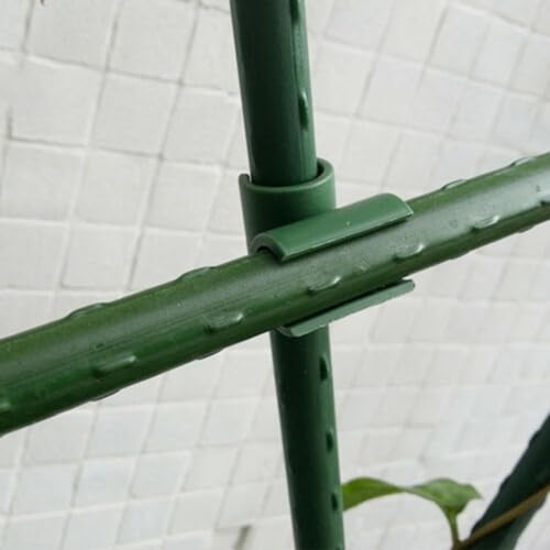 50 Stück verstellbare Pflanzen-Spalier-Anschlussclips, Kunststoff-Pflanzen-Verbindungsstäbe, Gartenverbinder für Obstgärten, Gärten, 11 mm, 16 mm, 20 mm (20 mm) von EasyByMall