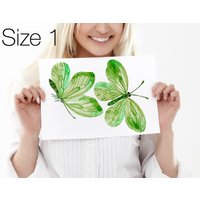 Wandtattoo Blattschmetterling Ab 9, 79 Euro, Wanddeko, Möbelaufkleber, Wandtattoo, Fliesenaufkleber, Schmetterlinge Deko Küche von EasySweetHome