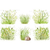 Wandtattoo Grasbüschel Ab 16, 99 Eur Pro Set - Wandaufkleber, Fliesenaufkleber, Möbelaufkleber Kollektion Natural Meadow By Easysweethome von EasySweetHome