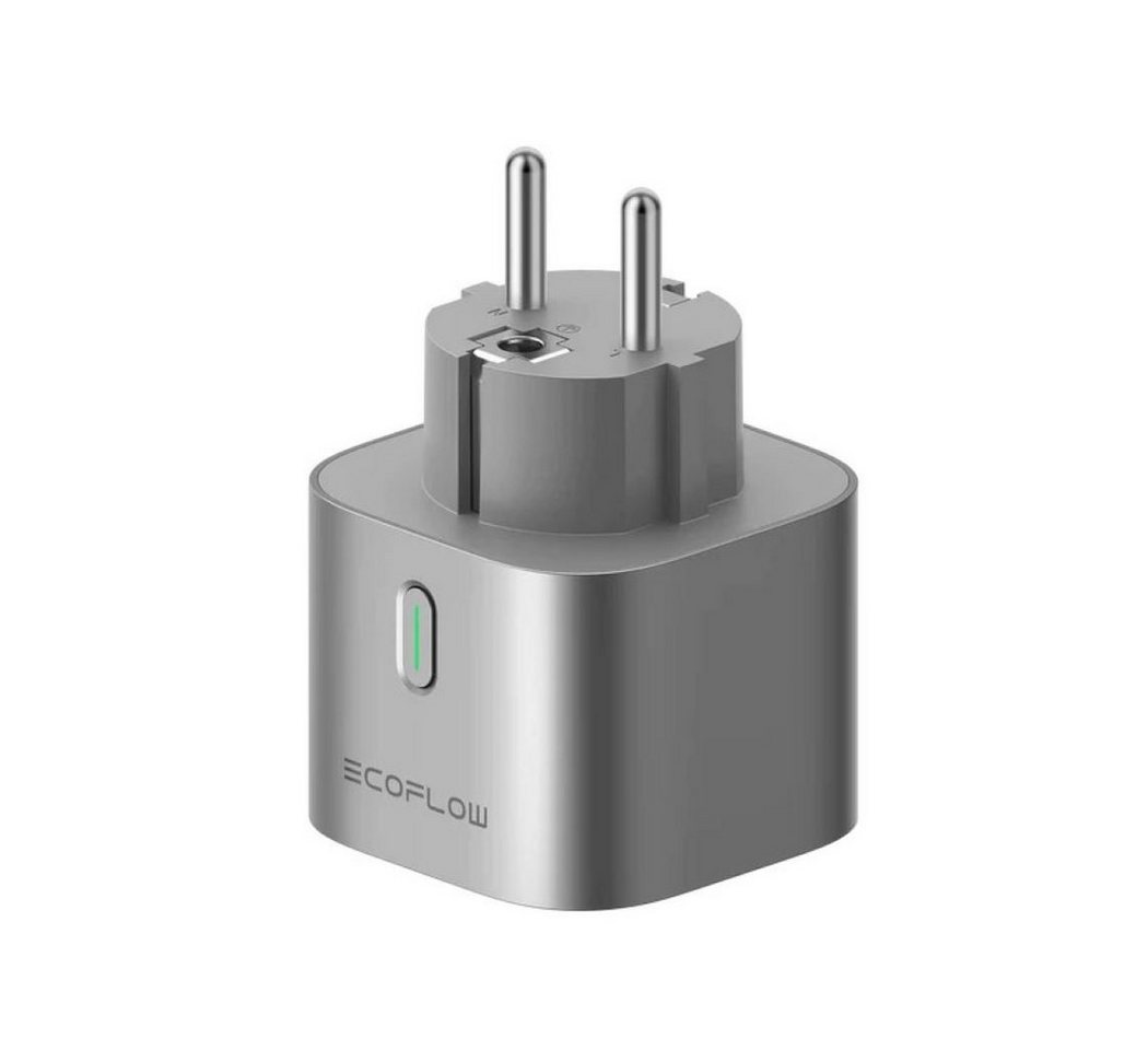 Ecoflow WLAN-Steckdose EcoFlow Smart Plug WLAN-Steckdose, max. 2300 W, Automatische Energiezuweisung Bis zu 2300 Watt schaltbar von Ecoflow