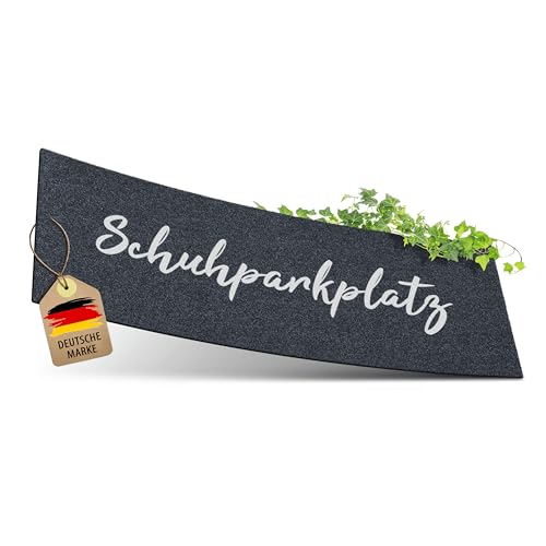 ElbFuchs® Schuhparkplatz Fußmatte 75x30cm | Ideale Schuhmatte Abtropfmatte und Schuhunterlage | Waschbare Fussmatte und Schuhabstreifer für Innen von ElbFuchs