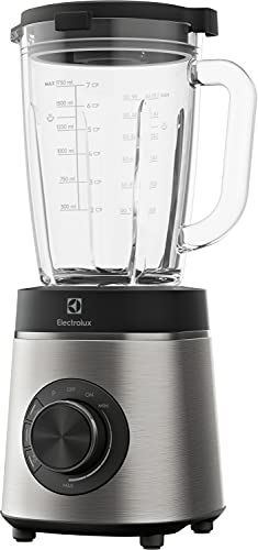 Electrolux Explore 6 Blender Modell E6TB1-6ST, Machen Sie gute Smoothies, Suppen oder Crush Eis einfach mit diesem Mixer, Extra leistungsstarke Mixer auf 1400W, Große Glaskanne von 1,75 Liter, von Electrolux