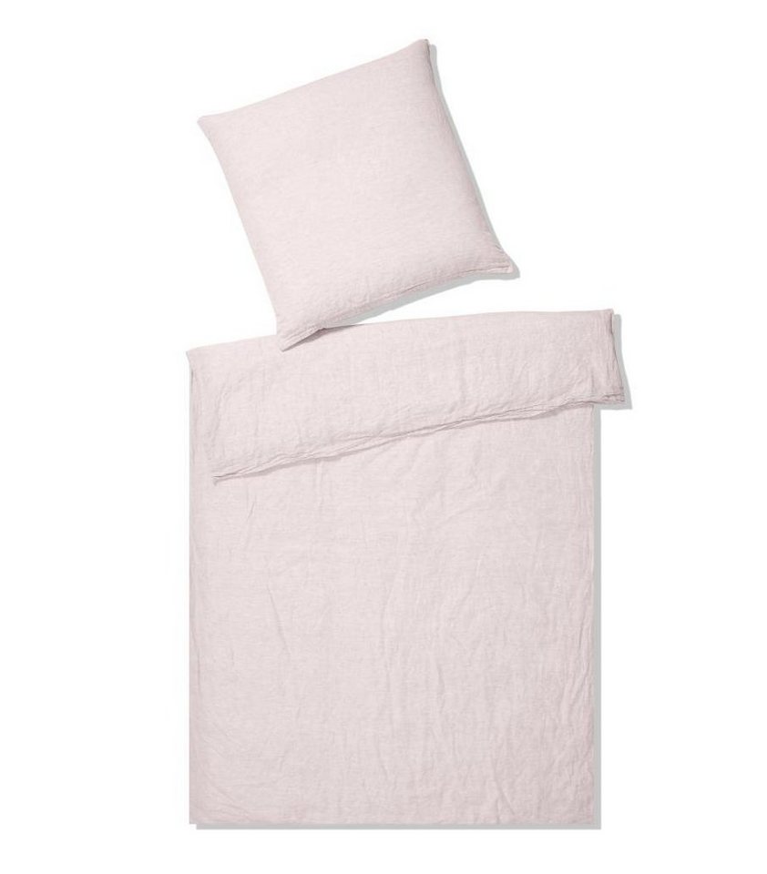 Bettwäsche Breeze in Gr. 135x200 oder 155x220 cm, Elegante, Halbleinen, 2 teilig, Bettwäsche in Halbleinen-Qualität, Bettwäsche mit Reißverschluss von Elegante