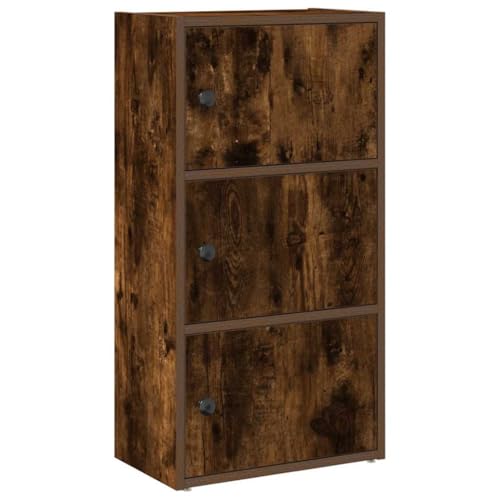 Eleganz Bücherregal Räuchereiche 40x24x77 cm aus Holzwerkstoff - Modernes Regalsystem für Wohnzimmer, Büro oder Kinderzimmer - Stilvoll & Platzsparend Eleganz Bücherregal Räuchereiche 40x24x77 cm aus Holzwerkstoff - Modernes Regalsystem für Wohnzimmer, Büro oder Kinderzimmer - Stilvoll & Platzsparend von Eleganz