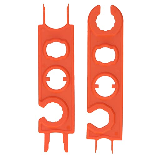 Elelif 2 Stück PV-Schraubenschlüssel, leicht, tragbar, PPO, PSA, orangefarbener Schraubenschlüssel, tragbar, für Photovoltaik-Anschlussdiode von Elelif
