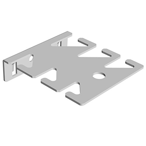 Element System 11407-00002 Werkzeughalter für Schraubenschlüssel / 6 Stück/für Werkzeuglochwand/Lochplattenwand/weiß von Element System