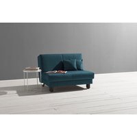 ell + ell Schlafsofa "Enny", Liegefläche Breite 120 oder 140 cm, Liegehöhe 45 cm, Füße schwarz von Ell + Ell