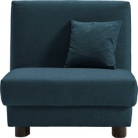 ell + ell Schlafsofa "Enny", Liegefläche Breite 80 cm, Liegehöhe 45 cm, Füße schwarz, Rückenlehne von Ell + Ell