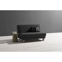 ell + ell Schlafsofa "Enny", Liegefläche Breite 120 oder 140 cm, Liegehöhe 45 cm, Füße alufarben von Ell + Ell