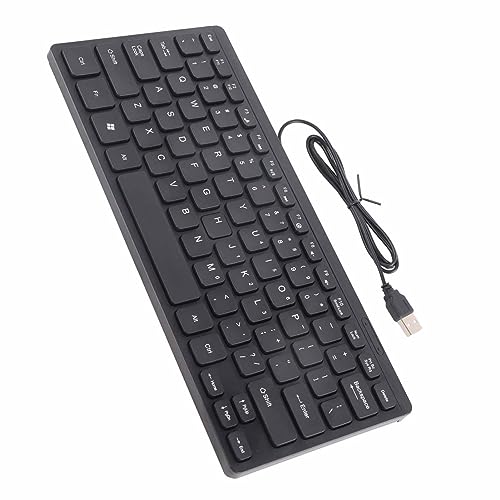 Elprico Mini-Tastatur, USB-Kabel, Wasserdichtes, Multimediales, Kurzes Kaypad, Tragbares Laptop-Zubehör für Zuhause, Büro und Reisen von Elprico