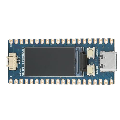 Elprico RP2040 Mikrocontroller-Entwicklungsplatine, RP2040 Typ-C-Schnittstellen-Entwicklungsplatine mit 0,96-Zoll-IPS-LCD-Bildschirm für RPI-Modul von Elprico