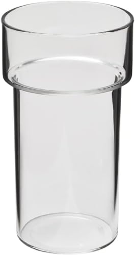 EMCO Polo Mundspülglas für Glashalter, moderner Zahnbürstenhalter aus klarem Acrylglas, hochwertiges Ersatzglas für den (Doppel-) Glashalter der Serie Polo, klar von Emco