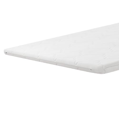 Emma Essentials Matratzen Topper, 5 cm hoher Volumenschaum, Luftdurchlässig und bequem für Boxspringbetten und Schlafsofas, 140x190cm, Abnehmbar und waschbar von Emma