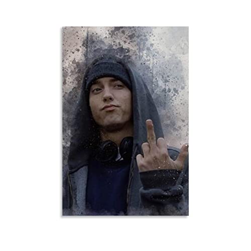 Enartly Bild Auf Leinwand Emine Singer Rapper Poster Pittura decorativa Tela Wall Art Soggiorno Poster Camera da letto Pittura 50x70cm Senza Cornice von Enartly