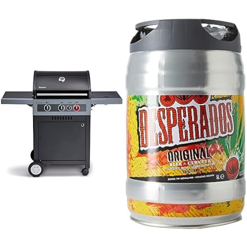 Enders Gasgrill BOSTON BLACK 3 K TURBO und DesperadosTequila Fass (5l) von Enders