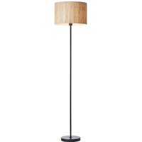 Endon Longshore Base & Shade Stehlampe, natürliches Seegras, mattschwarz von Endon