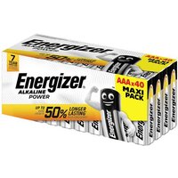 Energizer Power Micro (AAA)-Batterie Alkali-Mangan 1.5V 40St. von Energizer