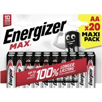 Energizer Max Mignon (AA)-Batterie Alkali-Mangan 1.5 V 20 St. von Energizer