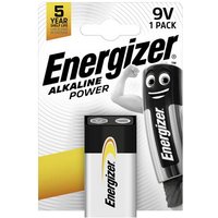 Energizer Power 6LR61 9V Block-Batterie Alkali-Mangan 9V 1St. von Energizer