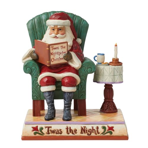 Heartwood Creek By Jim Shore The Nightmare Before Christmas Santa Reading Figurine von Enesco