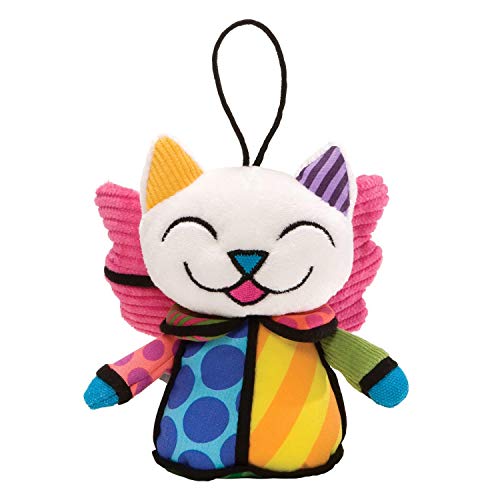 Romero Britto Plusch Engel Kätzchen. Mit Anhängeröse. Ab 0 Jahre. 12,5 cm. von Enesco