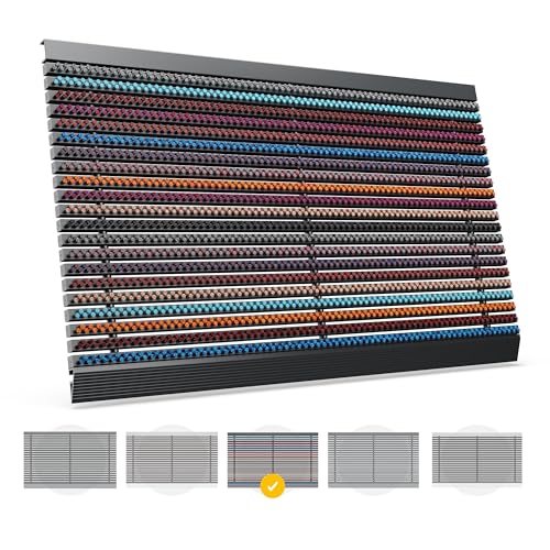 Entrando Fußmatte für außen aus robusten Polypropylen - hochwertiger Fußabtreter für die Haustür im Außenbereich - Starke Bürsten, wetterfest, rutschfest - Bunt, 50x80 cm von Entrando