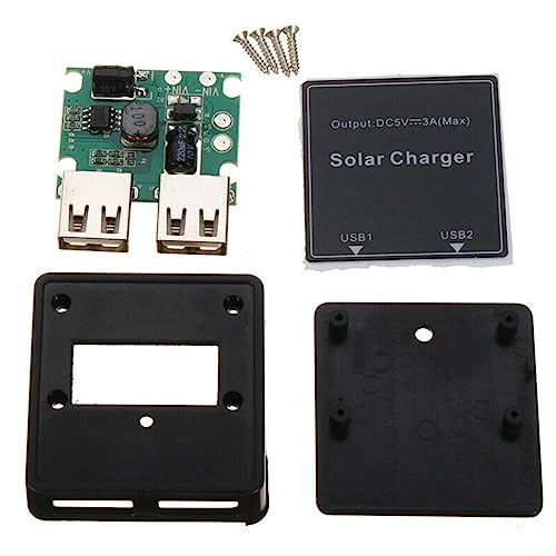 1 Stück 5 V-20 V 3 A Solarpanel Bank USB Laderegler Regler Solarmodul mit Gehäuse von EpheyFIF