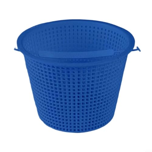 EpheyFIF Skimmer-Filterkorb mit Griff, Reinigungs-Mehrzweck-Ersatz-Skimmerkorb für Schwimmbad (L blau) von EpheyFIF