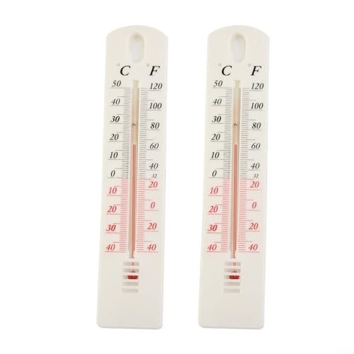 Thermometer Thermometer Gartenthermometer Analog Für Innen Und Außen Thermometer Innen Analog(2 Stk) von EpheyFIF