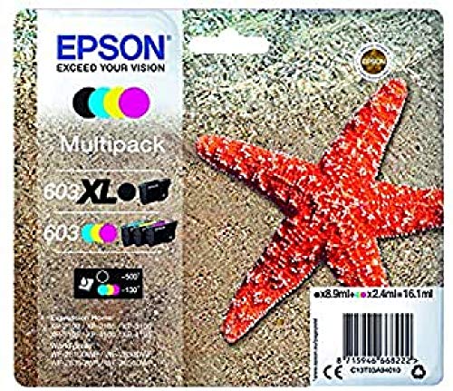 Epson 603XL T03A940 4PACK Tintenpatrone, Cyan, normal von Epson