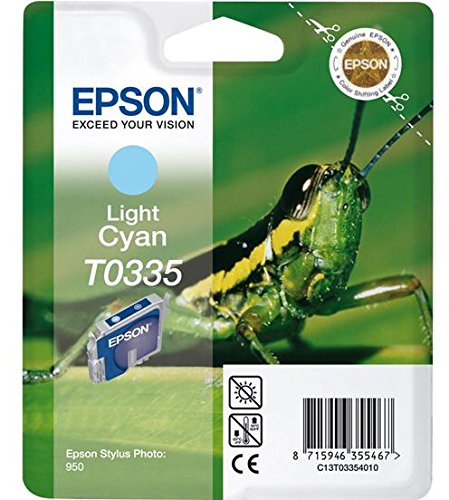 Epson T0335 Tintenpatrone Grashüpfer, Singlepack, cyan von Epson