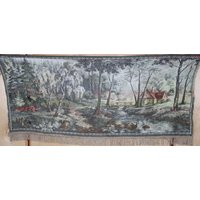 Vintage Gobelin Teppich, Wandteppich Wandteppich, Tagesdecke, Rustikaler Schöne Landschaft, Geschenkidee von EraRetro