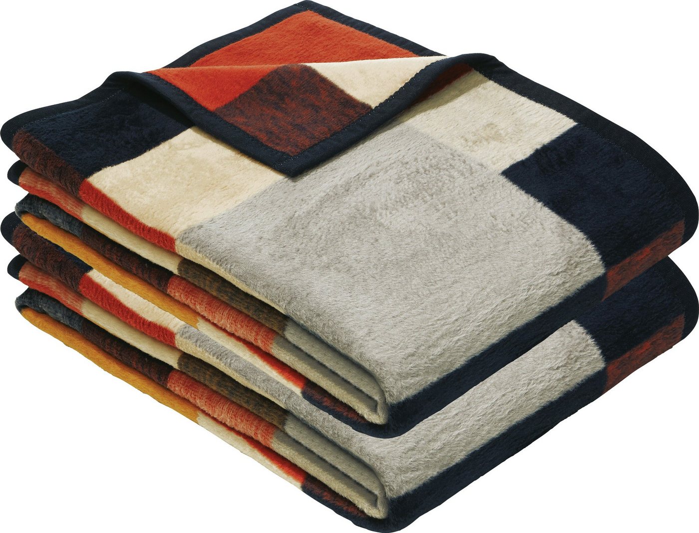 Wohndecke Wohndecke "Palermo" 2er-Pack, Erwin Müller, Baumwollmischung Karo Wohndecke Wohndecke "Palermo" 2er-Pack, Erwin Müller, Baumwollmischung Karo von Erwin Müller