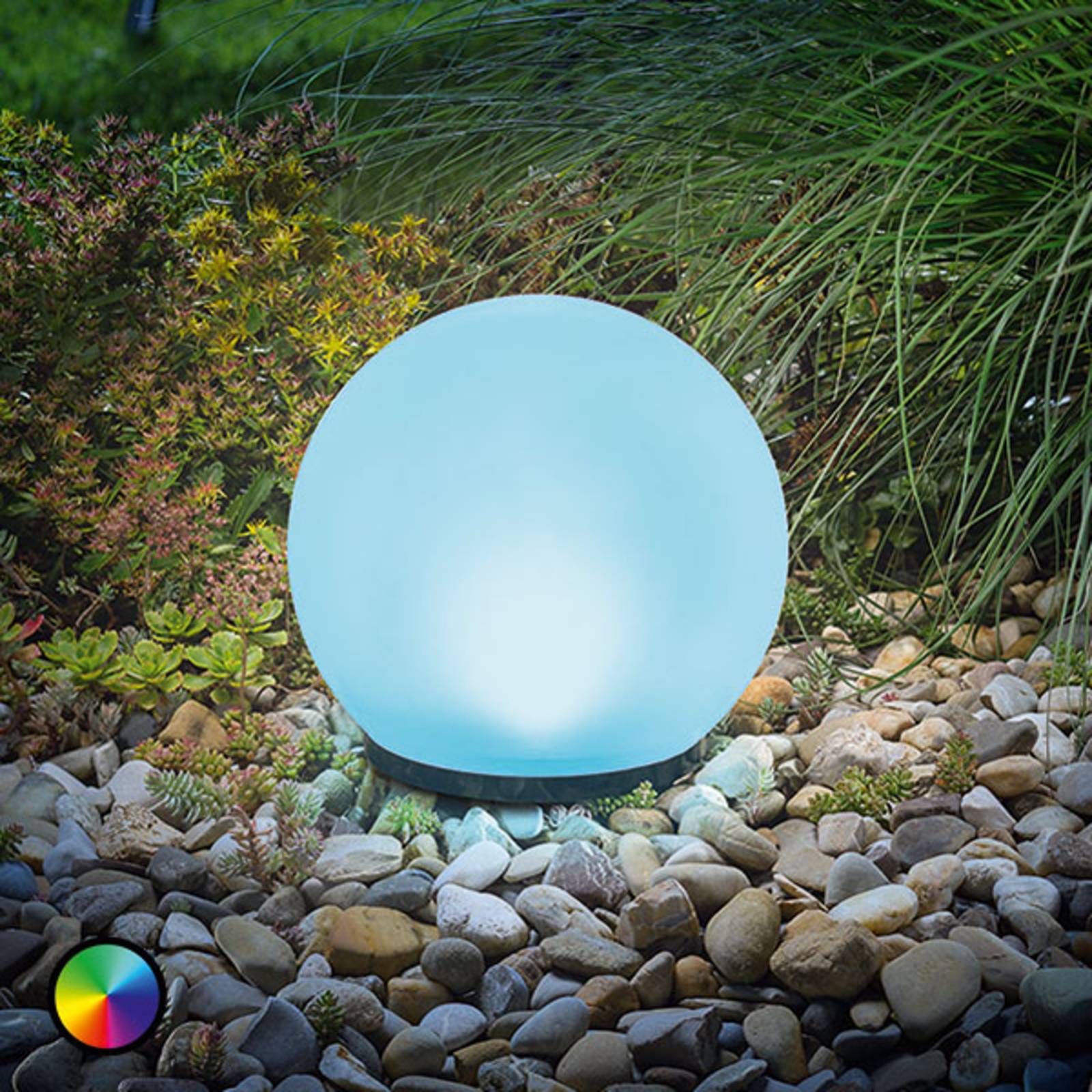 LED-Dekoleuchte Solarball multicolour, Ø 20 cm von Esotec