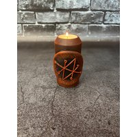 Azazel Kerzenständer Dämon Sigil Kerzenhalter Ritual Hexe Heimdekor Altar Hexerei Lieferungen Zauberei von EsotericUA