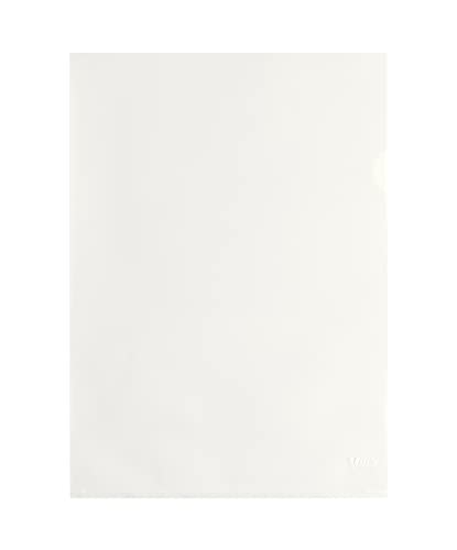 Esselte Briefumschläge A "L Copy Safe de Luxe, transparent, 22 x 30 cm, Format Dokumentenhalter, Folio in PP 100 Umschläge PP antiriflesso Transparent von Esselte
