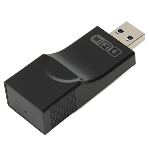 Estink USB WiFi 6 Adapter, WiFi Adapter mit 2 2dbi Antenne, 2.4 5.8G Dualband WPA3 Verschlüsselung, 1800mbps, PC für Windows 11 10 von Estink